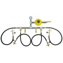 Kit Central Gás Pig Tail 50cm Para 4 P-13 12kg/h B/pressão Kit Central Gás Pig Tail 50cm Para 4 P-13 12kg/h B/pressão