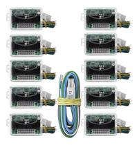 Kit Central Modulo Vidros Elétricos Universal Aw52 10 Unidades