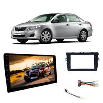 Kit Central Multimídia 2 Din MP5 9 Polegadas HT-9000 Touch Bluetooth + Moldura Corolla 2008 a 2013 + Chicotes Kit Central Multimídia 2 Din MP5 9 Polegadas HT-9000 Touch Bluetooth + Moldura Corolla 2008 a 2013 + Chicotes