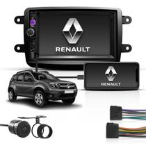 Kit Central Multimidia 2 Din Mp5 Bt Espelha Renault Duster