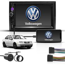 Kit Central Multimidia 2 Din Mp5 Bt Espelha Volkswagen Bora