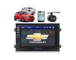 Kit Central Multimídia 2 Din Mp5 Espelha Bt Toyota Moldura