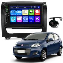 Kit Central Multimidia 2 Din Palio + Câmera + Moldura Grafite