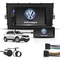 Kit Central Multimidia 2Din Mp5 Bt Espelha Volkswagen Tcross