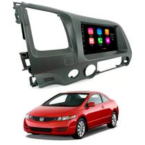Kit Central Multimídia 7" Polegadas CarPlay/Android Auto +Moldura 2 Din New Civic 2007 até 2011- JR8 Kit Central Multimídia 7" Polegadas CarPlay/Android Auto +Moldura 2 Din New Civic 2007 até 2011- JR8
