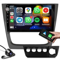 Kit Central Multimidia 9 polegadas 2gb Carplay Bluetooth GPS + Moldura de 9 Polegadas + Camera de ré