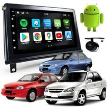 Kit Central Multimidia Android 7 Pol Corsa Hatch 1994 A 2003 Sedan 1994 a 2010 Classic 2012 A 2016