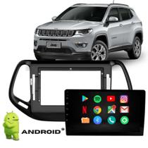 Kit Central Multimidia Android 9 Kronos Com Moldura Jeep Compass