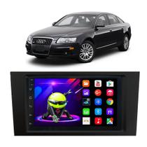 Kit Central Multimídia Android Audi A6 1997 A 2004 7 Polegadas GPS Tv Online Bluetooth WiFi USB