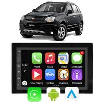 Kit Central Multimidia Android Auto Carplay Captiva 2008 2009 2010 2011 A 2017 7" Voz Google Siri Tv - E-Carplay