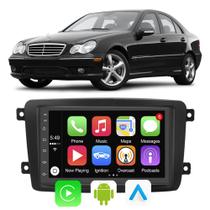 Kit Central Multimidia Android Auto Carplay Classe C 2001 2002 2003 2004 7" Voz Google Siri Tv Gps Kit Central Multimidia Android Auto Carplay Classe C 2001 2002 2003 2004 7" Voz Google Siri Tv Gps