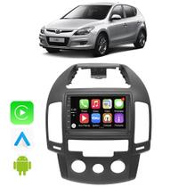 Kit Central Multimidia Android Auto Carplay I30 2009 2010 2011 2012 7" Voz Google Siri Tv