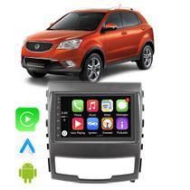 Kit Central Multimidia Android Auto Carplay Korando 2010 2011 2012 2013 7" Voz Google Siri Tv Gps Kit Central Multimidia Android Auto Carplay Korando 2010 2011 2012 2013 7" Voz Google Siri Tv Gps