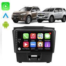 Kit Central Multimidia Android Auto Chevrolet S10 Trailblazer 2012 2013 2014 2015 2016 9" Spotify Bt - E-Carplay