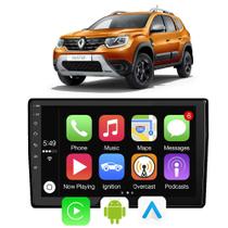 Kit Central Multimidia Android Auto Duster 2012 2013 2014 2015 9 Polegadas Youtube Spotify Tv Online