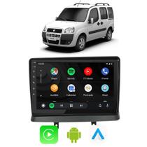 Kit Central Multimidia Android Auto Fiat Doblo 2000 à 2021 9 Polegadas Youtube Spotify Tv Online HD