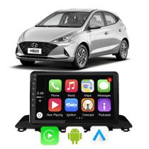 Kit Central Multimidia Android Auto Hb20 2020 2021 2022 2023 2024 9 Polegadas Youtube Spotify Waze