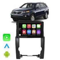 Kit Central Multimidia Android Auto Kia Sportage 2006 2007 2008 2009 2010 9" Play Store Google Voz