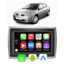 Kit Central Multimidia Android Auto Megane 2007 2008 2009 2010 2011 2012 2013 7" Voz Google Siri
