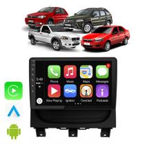 Kit Central Multimidia Android Auto Palio Strada 2012 2013 A 2018 2019 2020 9" Gps Google Assistente
