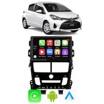 Kit Central Multimidia Android Auto Toyota Yaris 2018 2019 2020 2021 2022 2023 9 Polegadas Bluetooth - E-Carplay