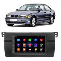 Kit Central Multimídia Android BMW Serie 3 1999 2000 2001 2002 2003 2004 2005 2006 7 Pol GPS Tv
