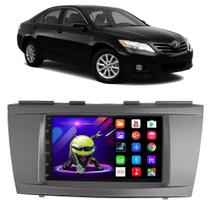 Kit Central Multimídia Android Camry 2006 2007 2008 2009 2010 2011 Grafite 2 Din 7 Polegadas GPS Tv