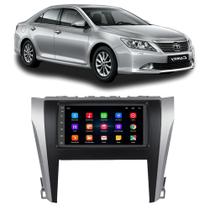 Kit Central Multimídia Android Camry 2015 2016 2017 2 Din 7 Polegadas GPS Tv Online Bluetooth WiFi