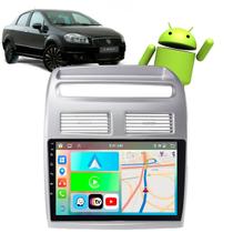 Kit Central Multimídia Android CarPlay 2-32GB 9" Linea 2009 a 2014 + Câmera