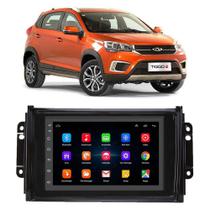 Kit Central Multimídia Android Chery Tiggo 2 2019 2020 2021 2022 7 Polegadas GPS Tv Online Bluetooth - E-Droid