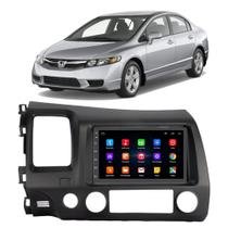 Kit Central Multimídia Android Civic 2007 2008 2009 2010 2011 2 Din 7 Polegadas GPS Tv Online Bt