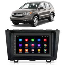 Kit Central Multimídia Android Crv 2007 2008 2009 2010 2011 2 Din 7 Polegadas GPS Tv Online Bt
