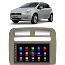 Kit Central Multimídia Android Fiat Punto 2008 2009 2010 2011 2012 7 Polegadas GPS Tv Online WiFi - E-Droid