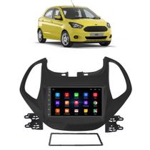 Kit Central Multimídia Android Ford Ka 2015 2016 2017 Com Computador de Bordo Sync 7 Polegadas GPS