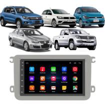 Kit Central Multimídia Android Gol G7 Amarok Jetta Tiguan Passat Fox 7 Polegadas GPS Tv Online Bt