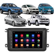 Kit Central Multimídia Android Gol G7 Amarok Jetta Tiguan Passat Fox 7 Polegadas GPS Tv Online Bt