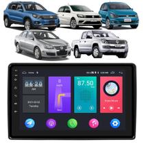 Kit Central Multimídia Android Gol Saveiro Voyage G7 G8 Amarok Jetta Fox Tiguan Passat Fusca 9 Pol