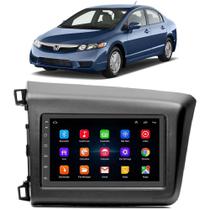 Kit Central Multimídia Android Honda Civic 2012 2013 2014 2015 2016 7 Polegadas GPS Tv Online Wifi - E-Droid