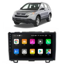 Kit Central Multimídia Android Honda Crv 2007 2008 2009 2010 2011 9 Polegadas Tv Online GPS BT
