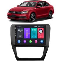 Kit Central Multimídia Android Jetta 2012 2013 2014 2015 2016 2017 9 Polegadas Tv Online GPS