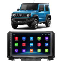 Kit Central Multimídia Android Jimny 2020 2021 2022 9 Polegadas Tv Online GPS Bluetooth WiFi USB