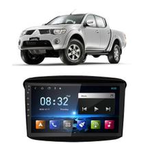 Kit Central Multimídia Android Mitsubishi L200 Triton 2008 A 2015 Pajero Dakar 2010 A 2014 9 Pol