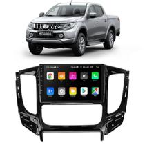 Kit Central Multimídia Android Mitsubishi L200 Triton 2016 A 2022 Pajero Sport 18 A 20 9 Polegadas