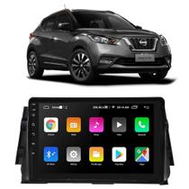 Kit Central Multimídia Android Nissan Kicks 2017 2018 2019 2020 2021 2022 9 Polegadas Tv Online GPS