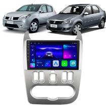 Kit Central Multimídia Android Octa-Core Renault Sandero Logan 2007 a 2011 CarPlay GPS