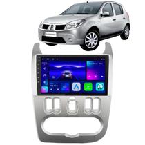 Kit Central Multimídia Android OctaCore Renault Sandero 2007 a 2011 CarPlay GPS