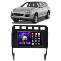 Kit Central Multimídia Android Porsche Cayenne 2003 2004 2005 2006 A 2008 2009 2 Din GPS Tv Online