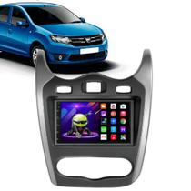Kit Central Multimídia Android Renault Logan Sandero 2012 2013 2014 7 Polegadas Tv Online GPS Bt