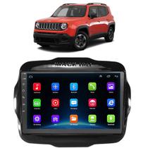 Kit Central Multimídia Android Renegade 2015 2016 2017 2018 2019 2020 2021 9 Polegadas Tv Online GPS