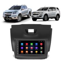 Kit Central Multimídia Android S10 Trailblazer 2012 2013 2014 2015 2016 7 Polegadas Tv Online GPS Bt